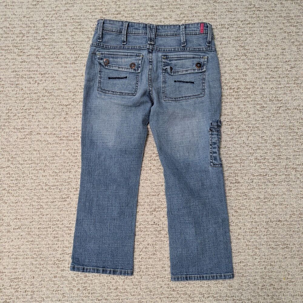 Vintage Zana Di Womens Sz 5 Capri Stretch Jeans Y2K Casual Utility Summer - Picture 2 of 3